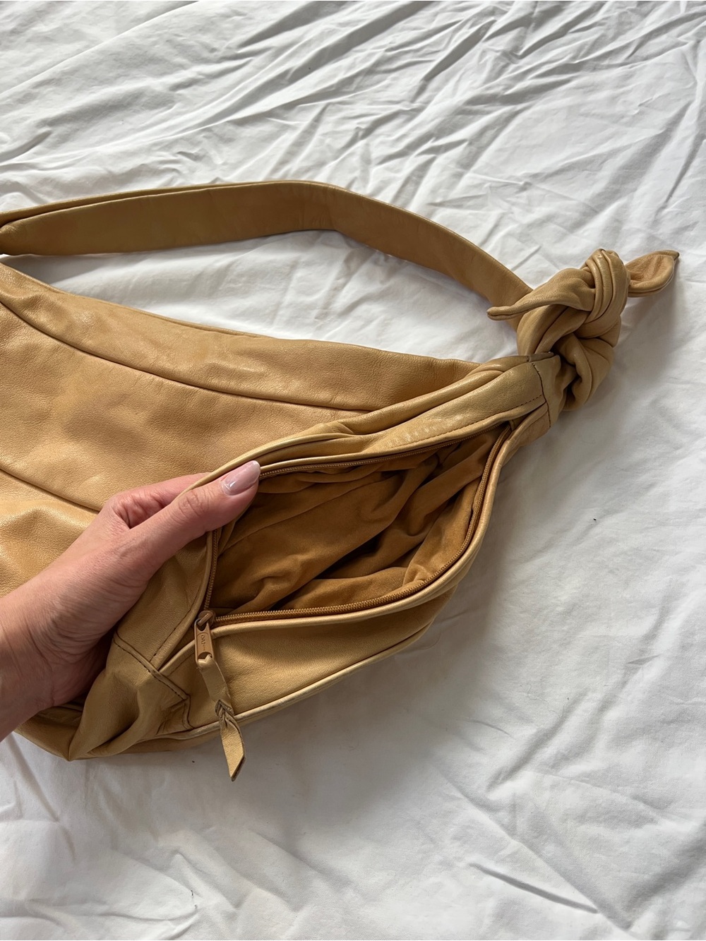 Vintage Y2K Italian Hobo Shoulder Bag - Picture 7 of 12